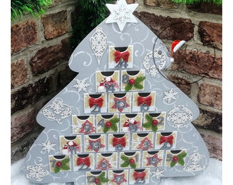 Christmas Tree-Shaped Advent Calendar, Christmas Decoration