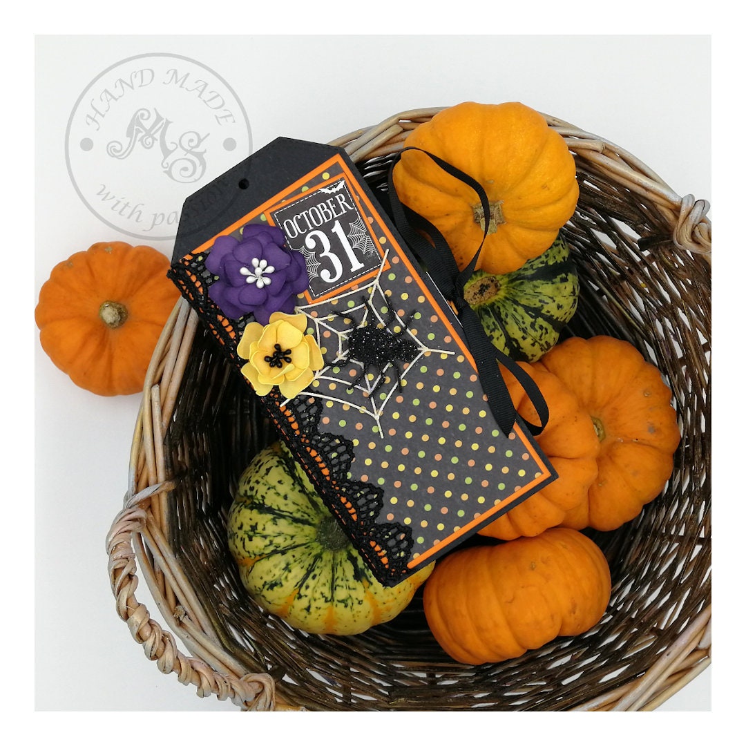 Halloween Photo Album, Mini Halloween Photo Album, Mini Halloween ...