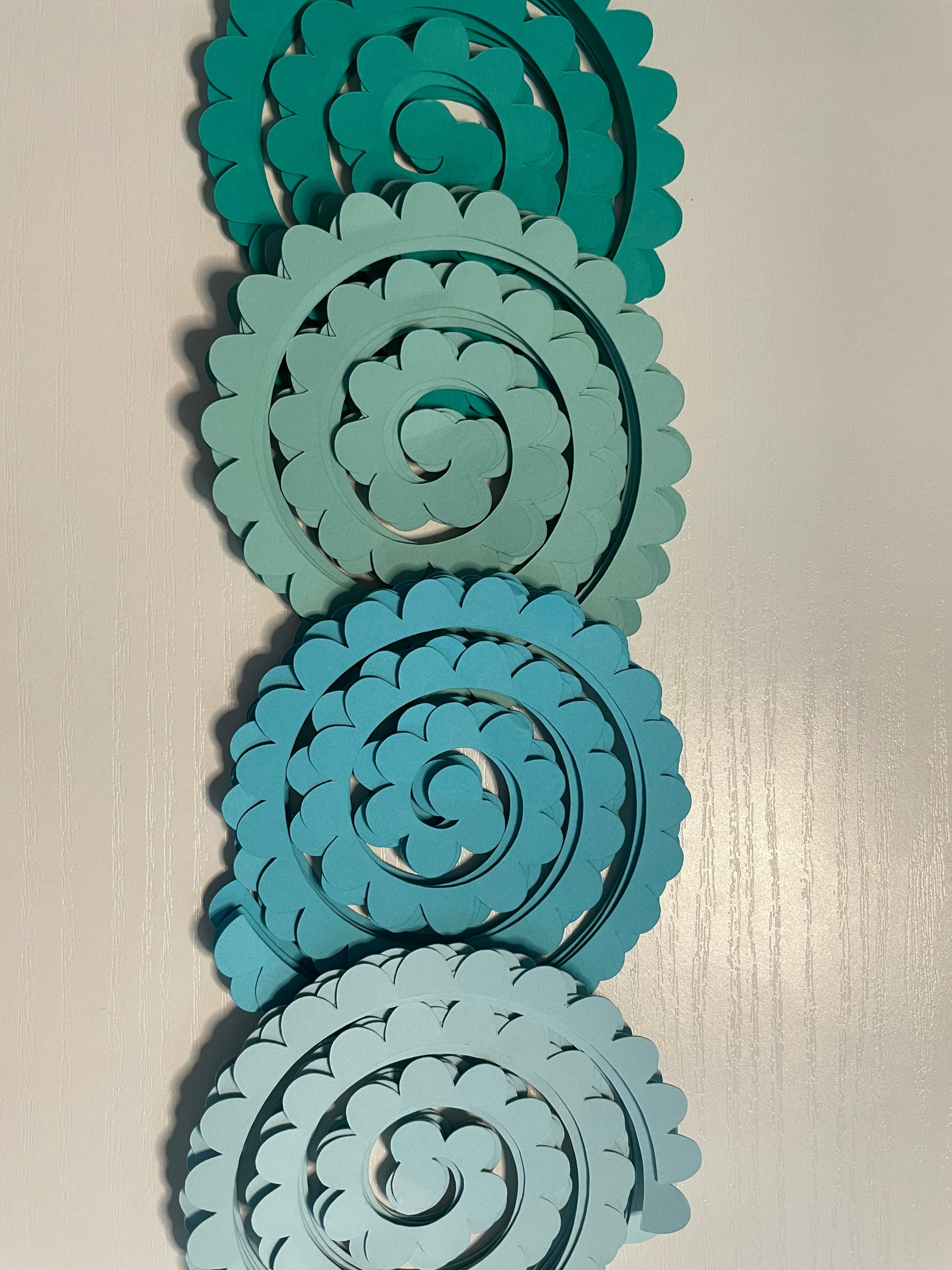 PreCut Paper Flowers Unrolled Paper Flowers Paper Roses Etsy