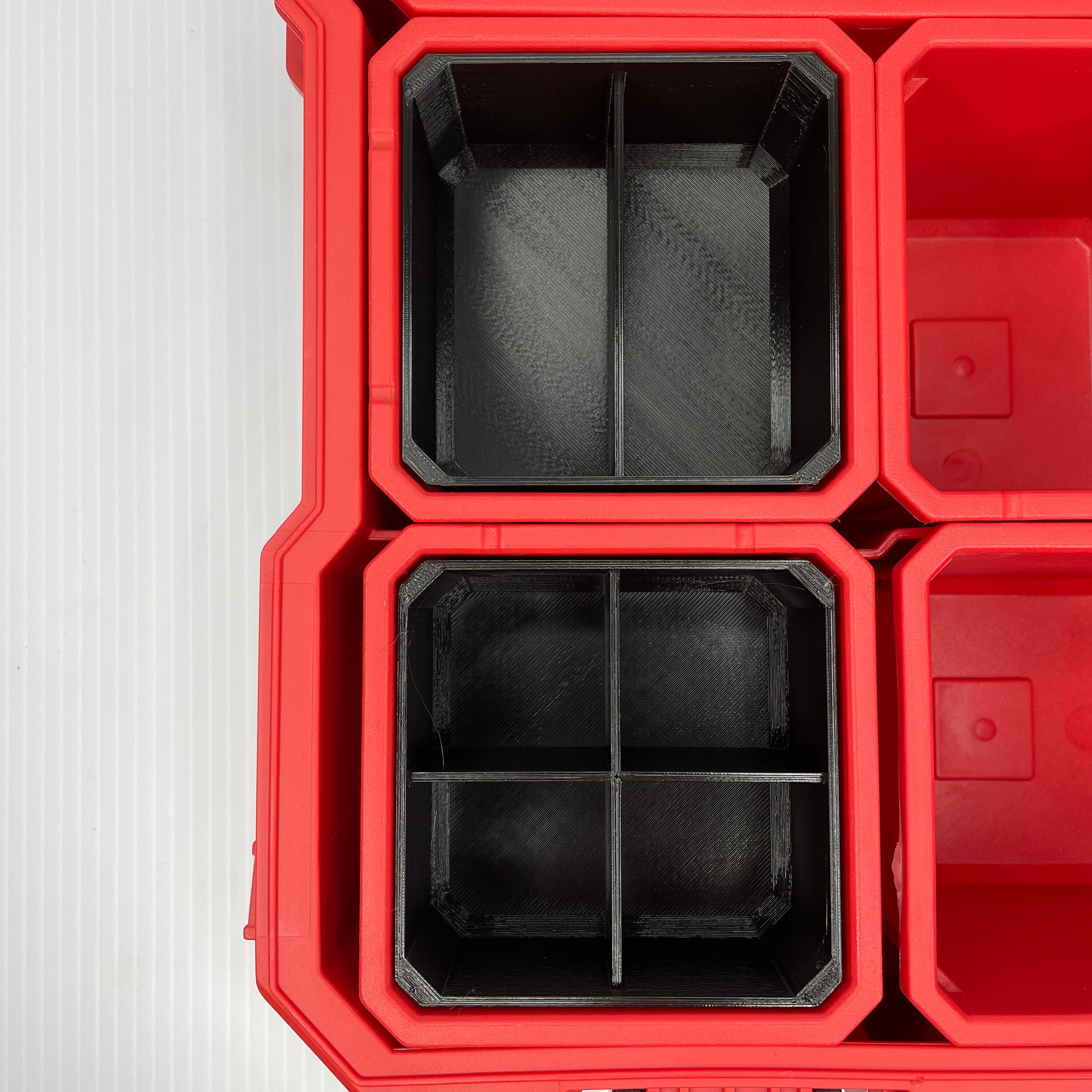 Milwaukee Packout Part Bin Nesting Insert Divider Organizer Set of 4 Etsy
