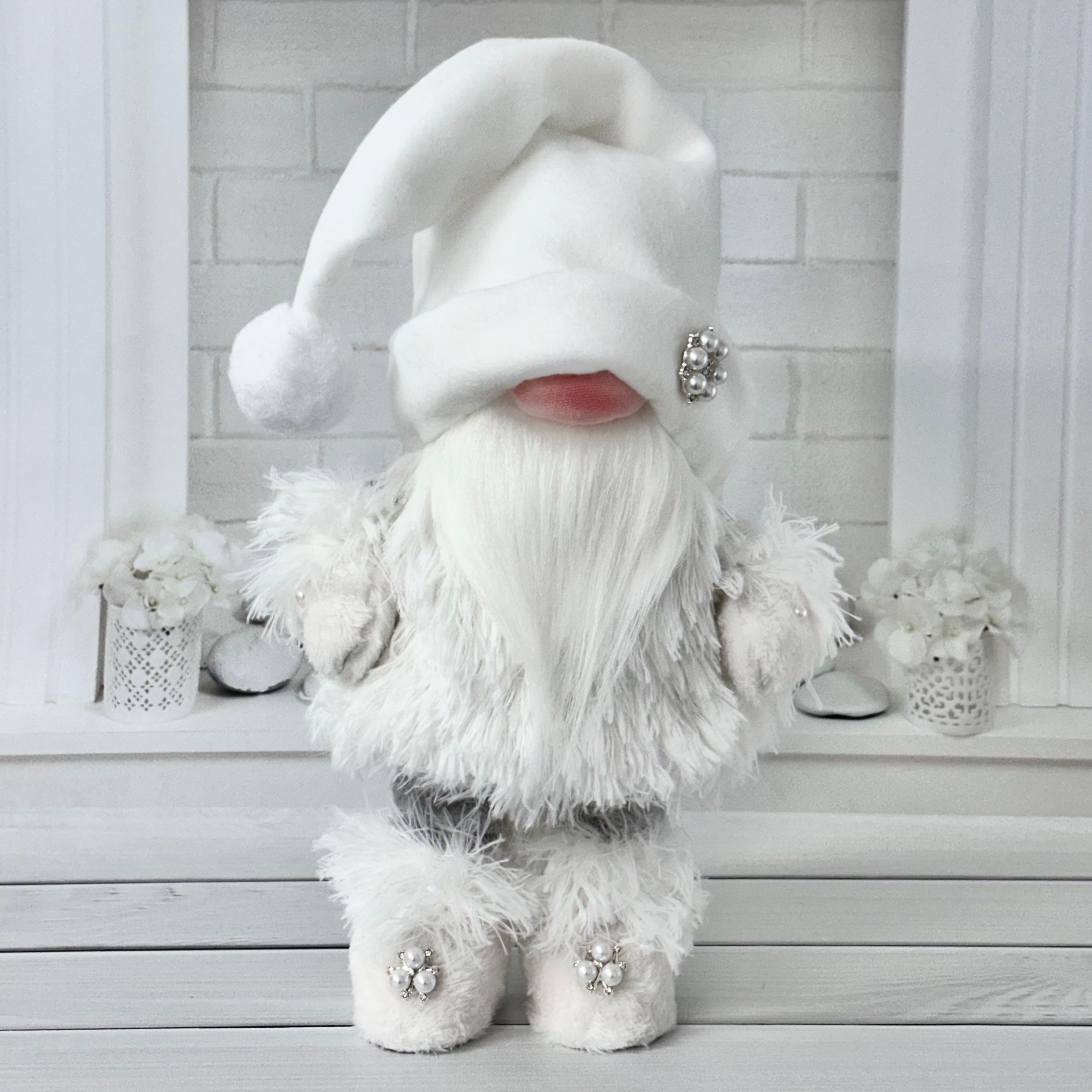 White Large Stading Gnome Holiday Gnome Home Decor Farmhouse Decor Gift for Her Gift for Friends Birthday Gift Scandinavian Gnome Etsy Israel