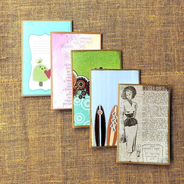 Wkłady do notesów podróżnych Wkłady Fauxdori Midori Style Wkłady A5 Puste notesy w linie Inspirujące oceaniczne kwiaty Vintage Wkłady