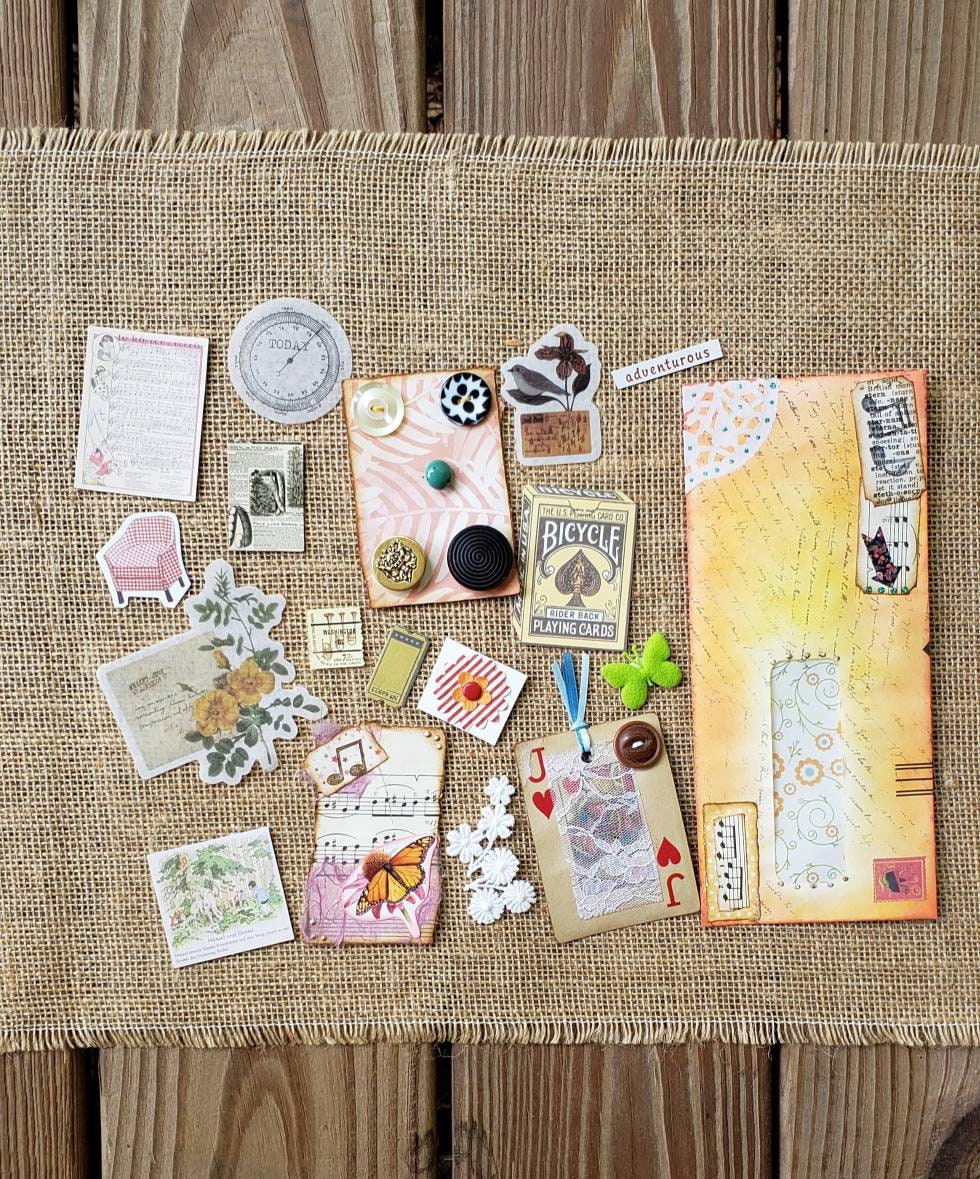 Flowish Journal Flow Journal Junk Journal Kit Vintage Paper Etsy España