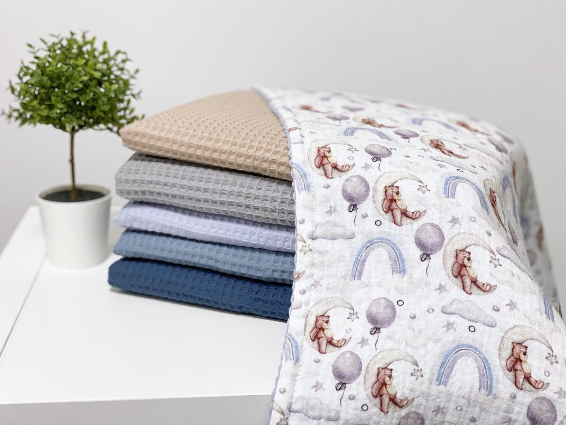 Baby blanket for boy Muslin baby blanket personalized Etsy