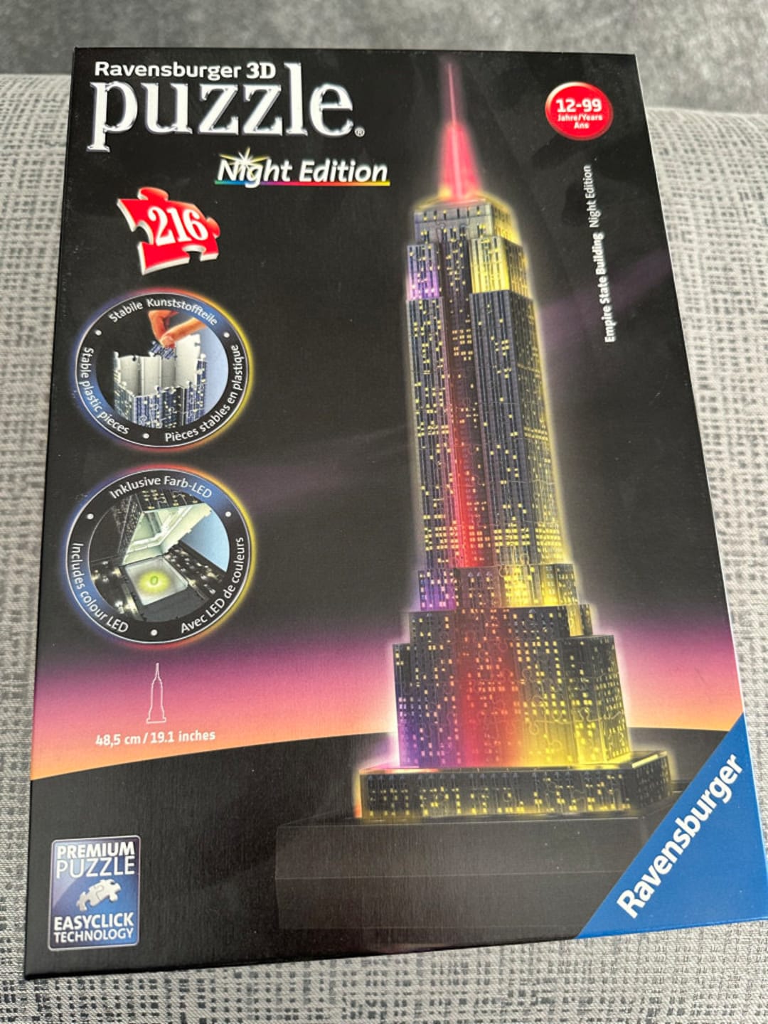 Empire State Building Night Edition Ravensburger 3D Puzzle Etsy