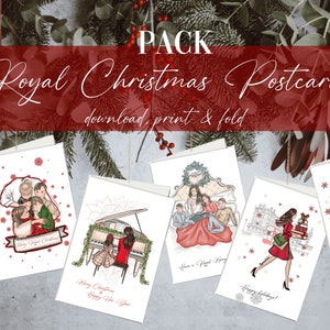 Pack de 6 Cartes Postales Royal Christmas (à télécharger)