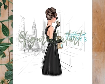 Desayuno en Tiffany's (ILUSTRACIÓN PARA DESCARGAR)