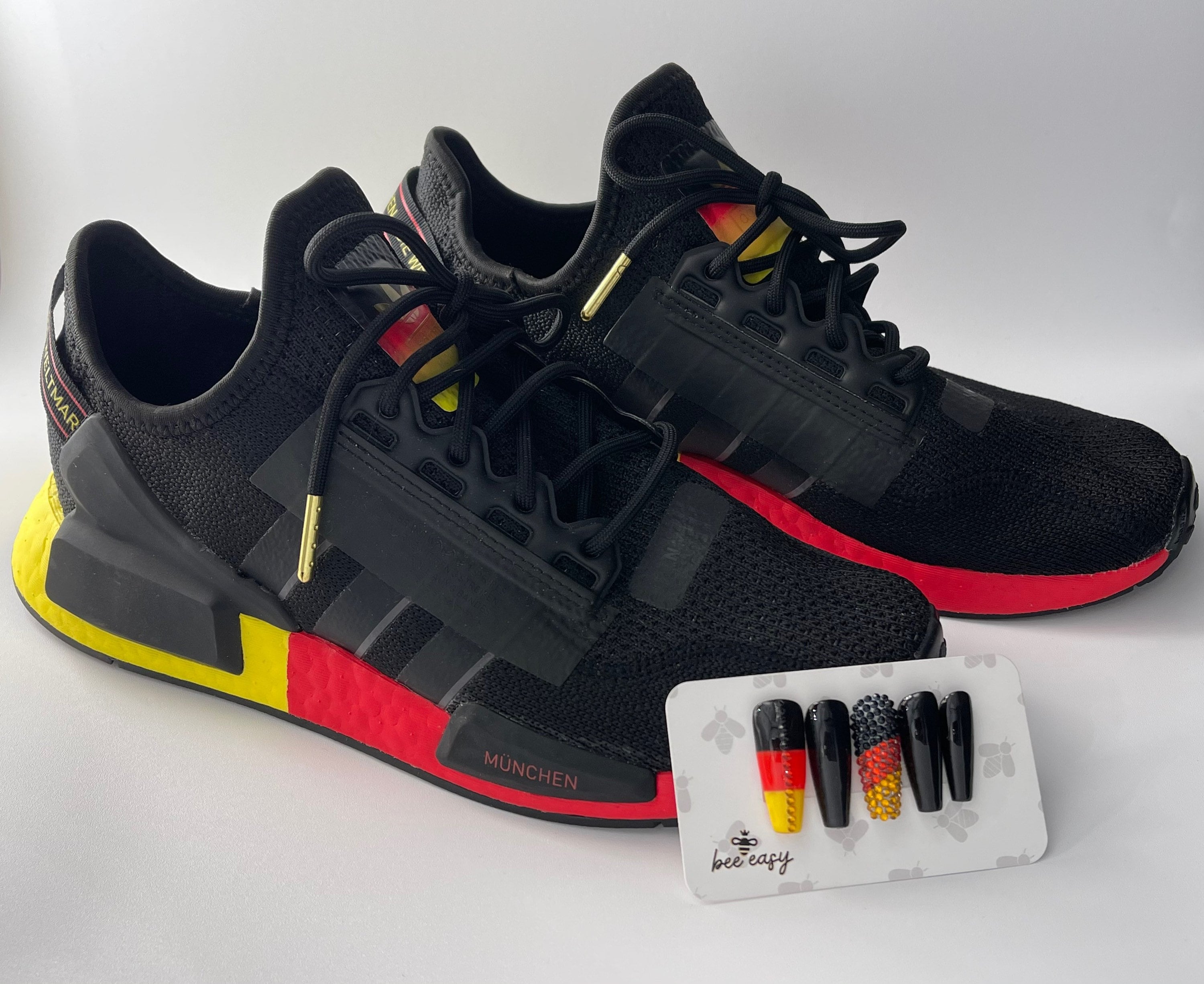 Adidas Originals NMD R1.V2 Munich listing is for Nails | Etsy