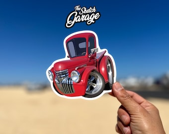 1945 Chevrolet pickup truck Sticker / Decal ideal for water bottle, laptop, phone case, helmet, window sticker