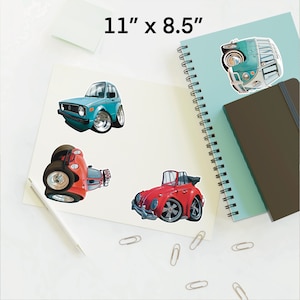 Lot d'autocollants pour autobus Golf Volkswagen coccinelle