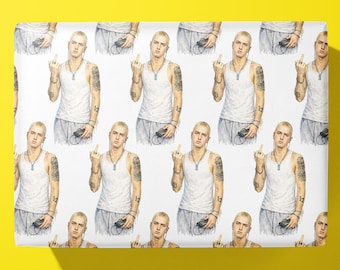 Eminem Slim Shady inspired wrapping paper / Gift Wrap