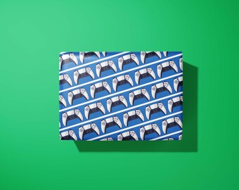 Playstation 5 wrapping paper - funky - printed to order