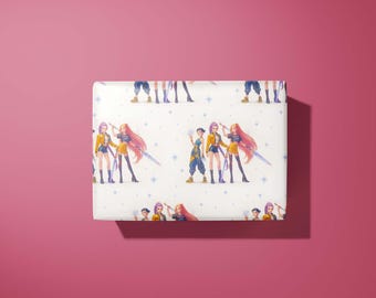Kpop Geschenkpapier | Geschenkverpackung - hand illustriert