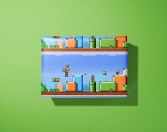 Super Mario 3 Gift Wrap - Hand Made - Gamer Gifts