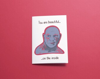 Drax 'Inside' Recycled Greetings Card