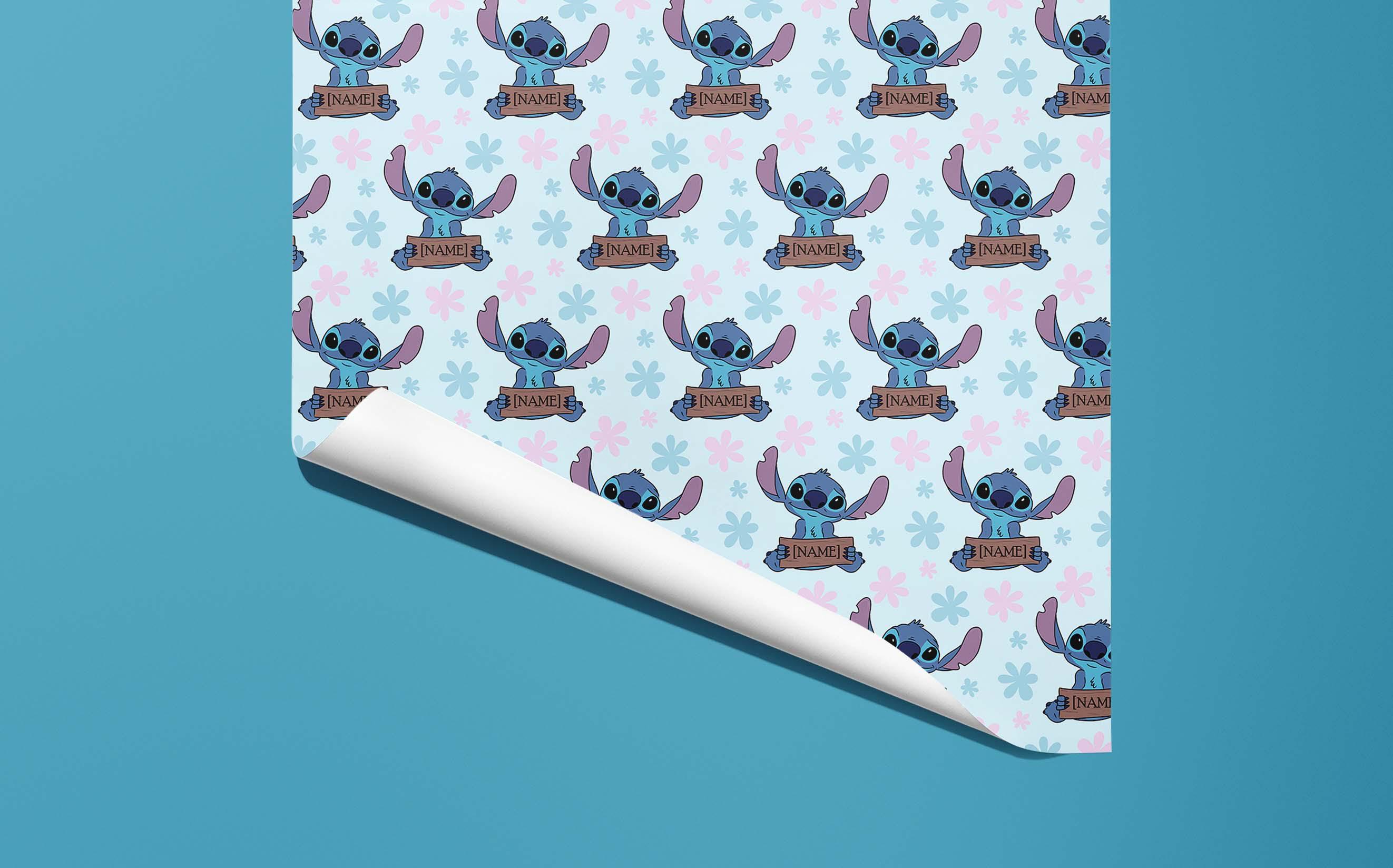 Stctoh Paper Personalised Lilo & Stitch Wrapping Paper - Hand Made Gift Wrap - Etsy