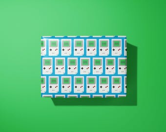 Game Boy Wrapping Paper / birthday gift wrap - Nintendo Retro