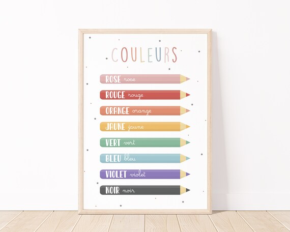 Affiche couleurs