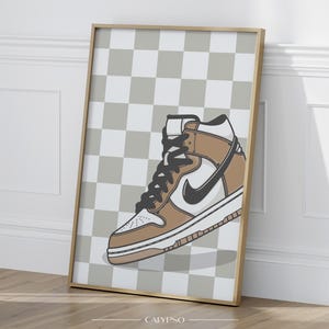 Kinder-Sneaker-Poster - Sportposter für Jungenzimmer - Sneaker-Wandkunst - Dekoratives Geschenk für Kindersportfans