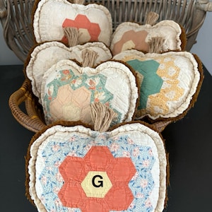 Pumpkins from an Antique Quilt 7”