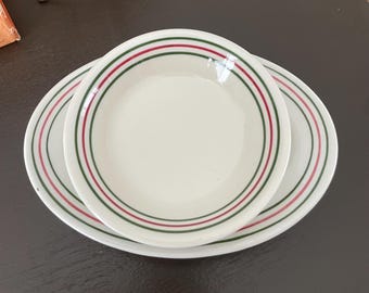 Restaurant Ware Antique Iroquois China Set of 3