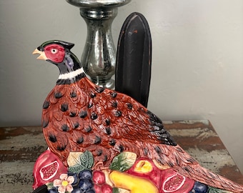 Fitz and Floyd Pheasant Canapé Plate
