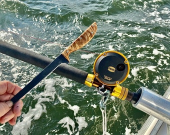 Custom Fillet Knife with Stabilized Wood Handle