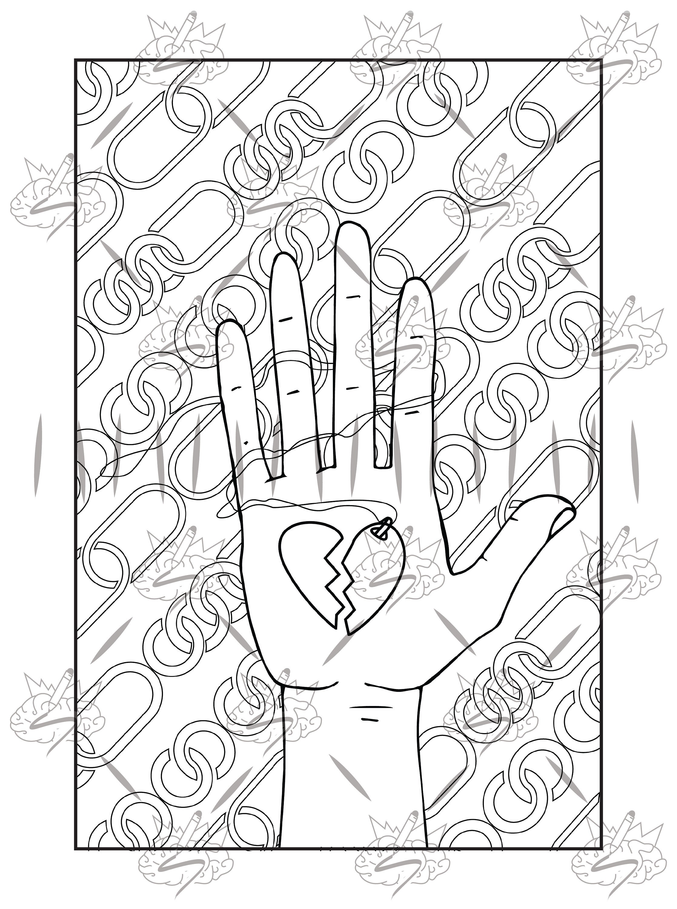 Coloring Pages for Adults - Printable PDF and PNG - Worse Than ...