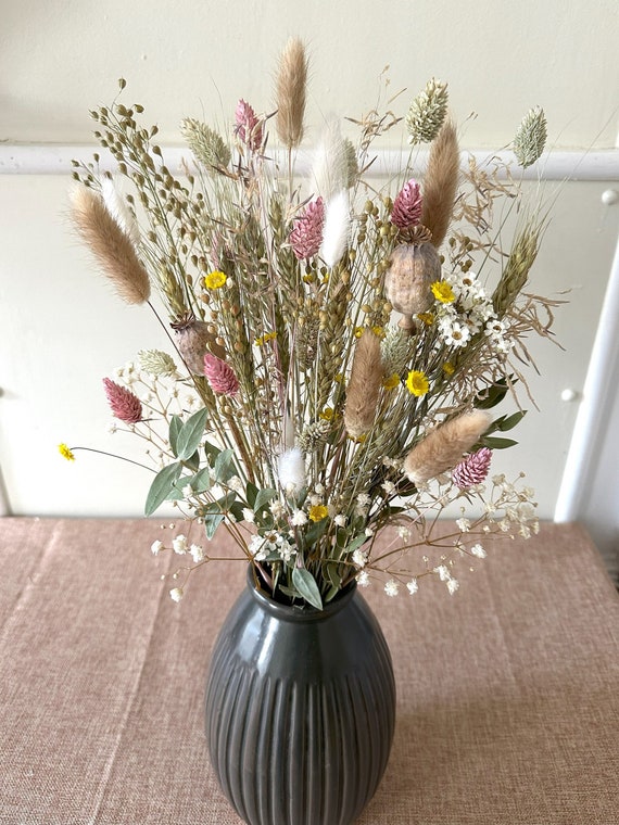 Dried Flower Bouquet | Eucalyptus, Gypsophila, Bunny Tails Letterbox Gift
