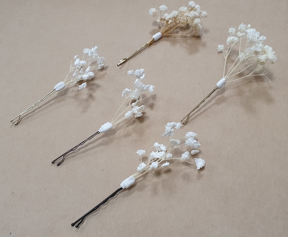 Babys breath cheap hair pins