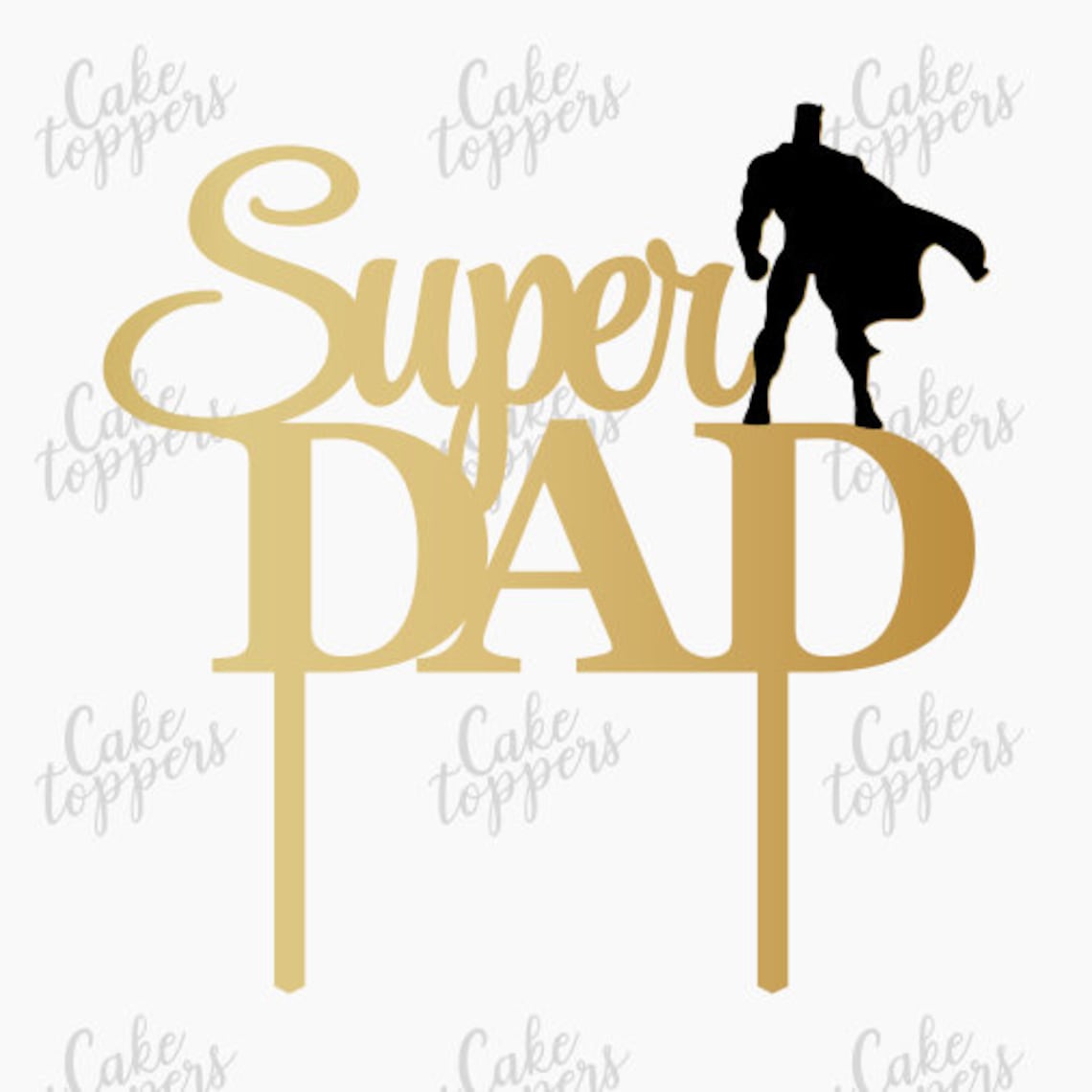 Super Dad Cake Topper Cake Topper Father s Day Cake Etsy