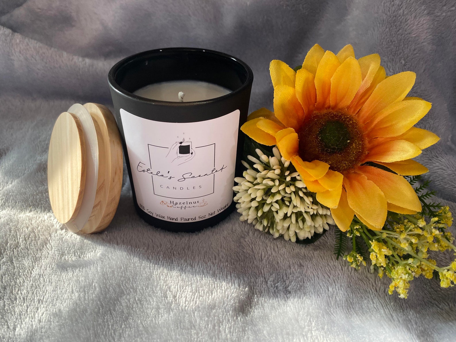 Hazelnut Coffee Scented Candles Etsy