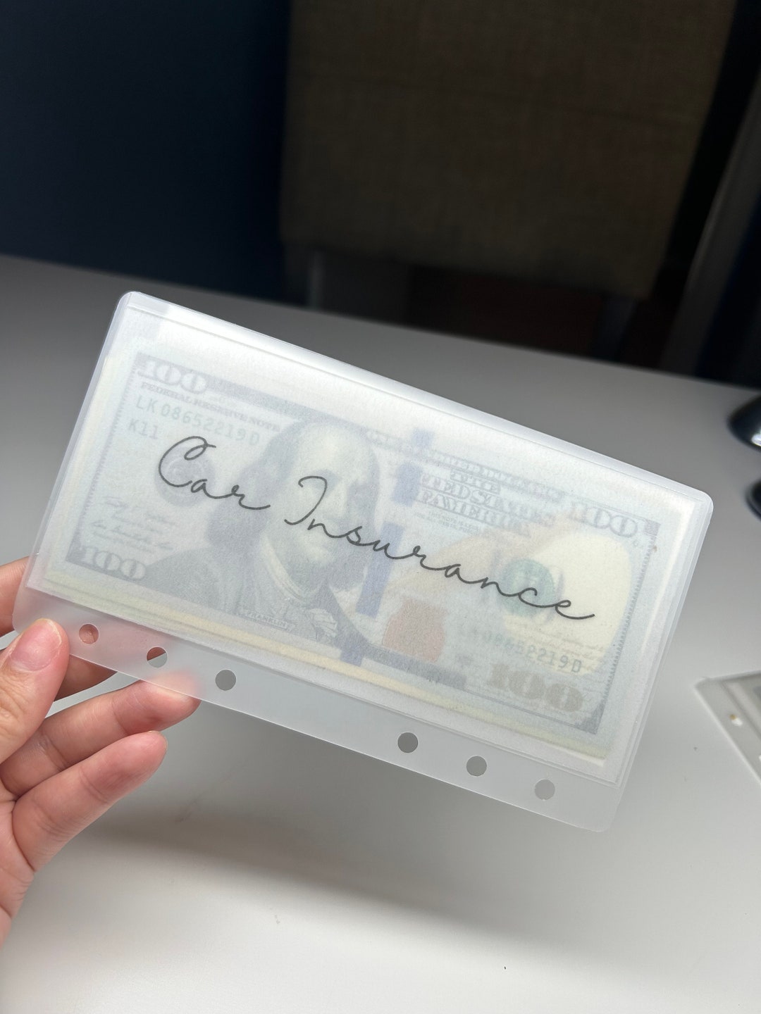 Vellum Personal Cash Envelopes 6 Pack Etsy