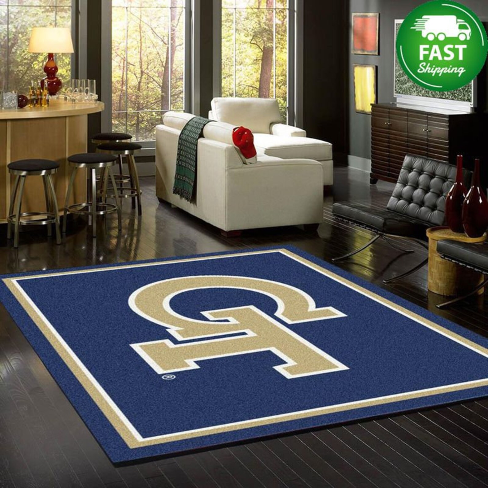 Rug Carpet Living Room Decor | Etsy