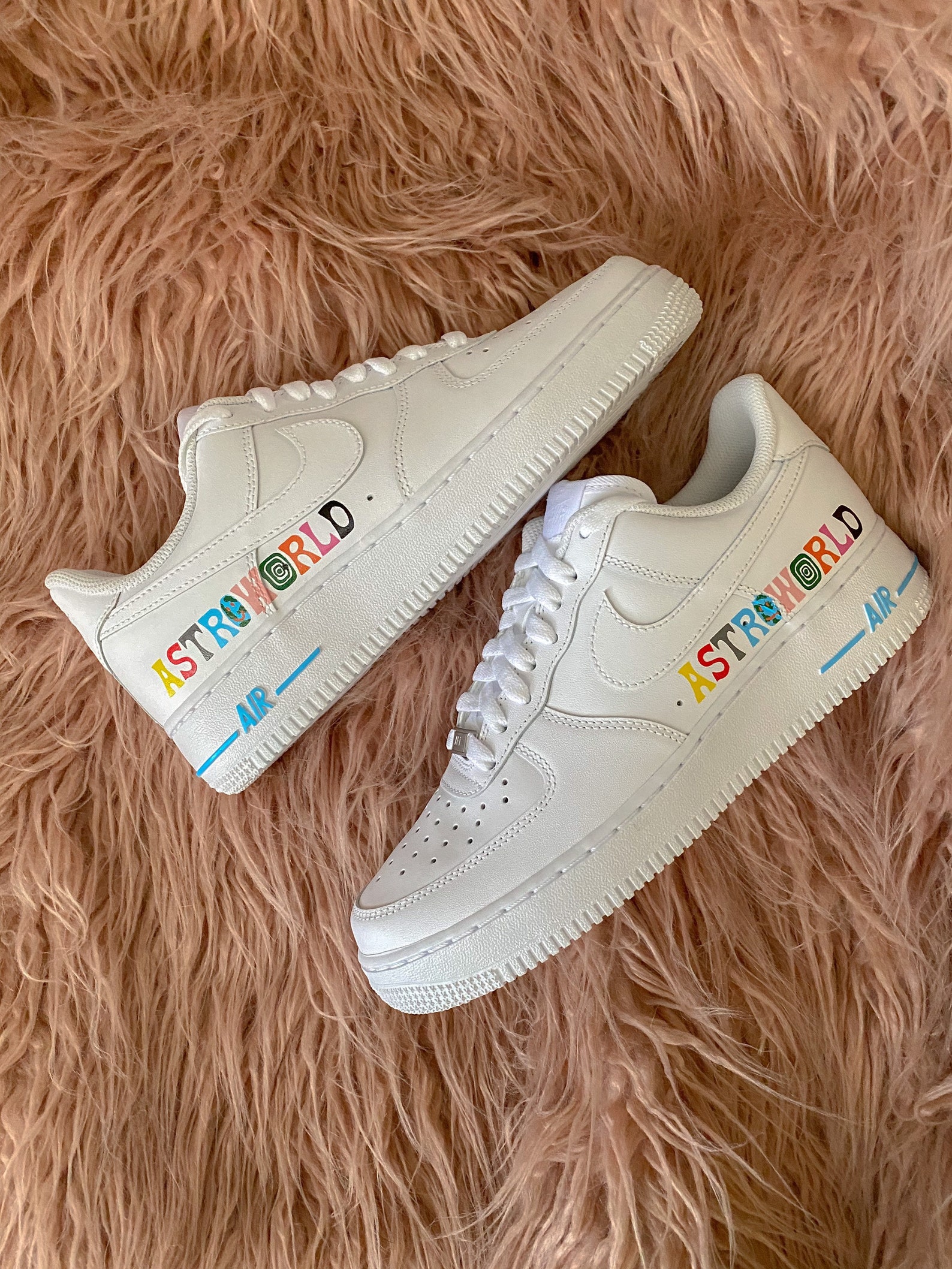 Astroworld Custom Air Force 1s | Etsy