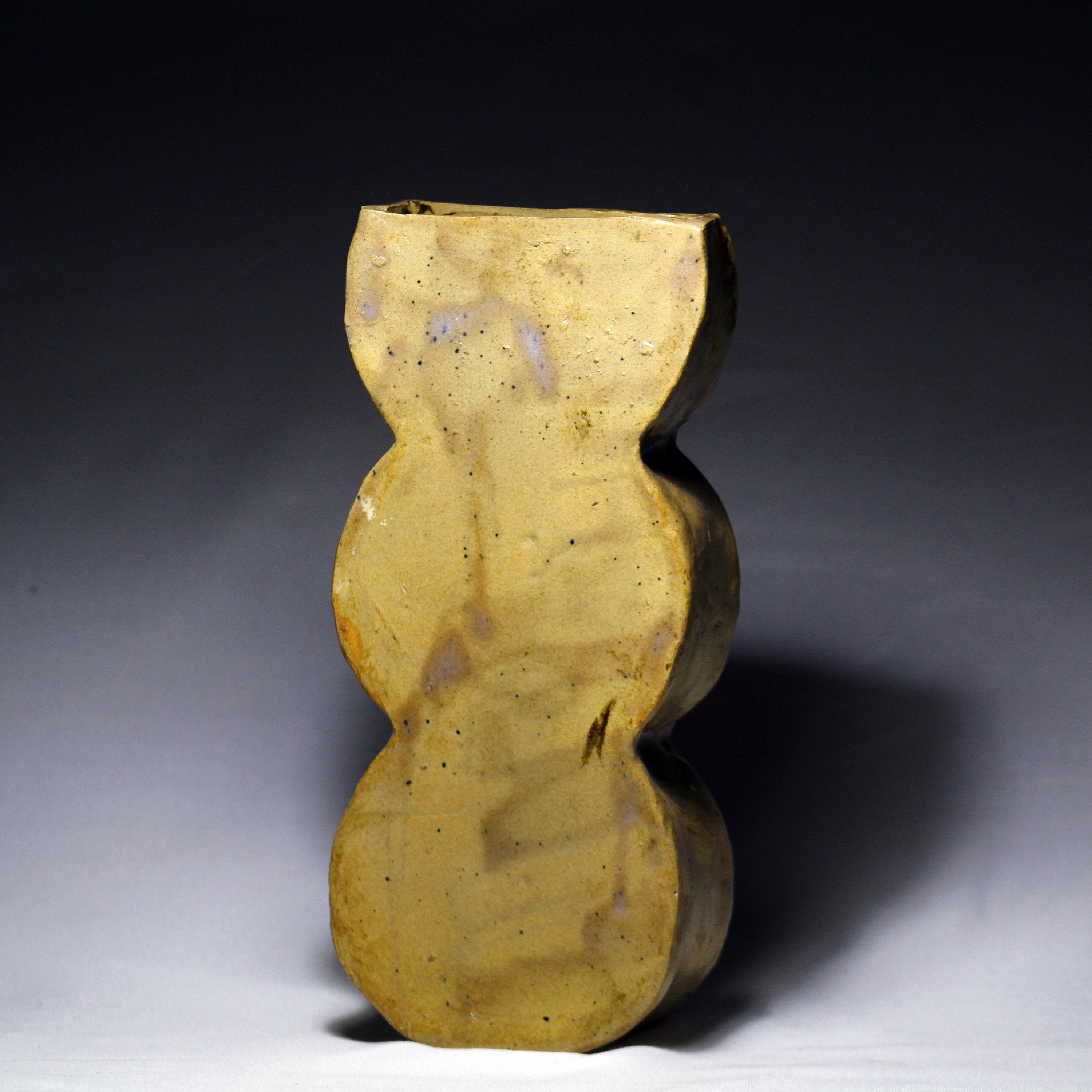 Corn Vessel Vasija de cerámica hecha a mano Jarrón beige Etsy