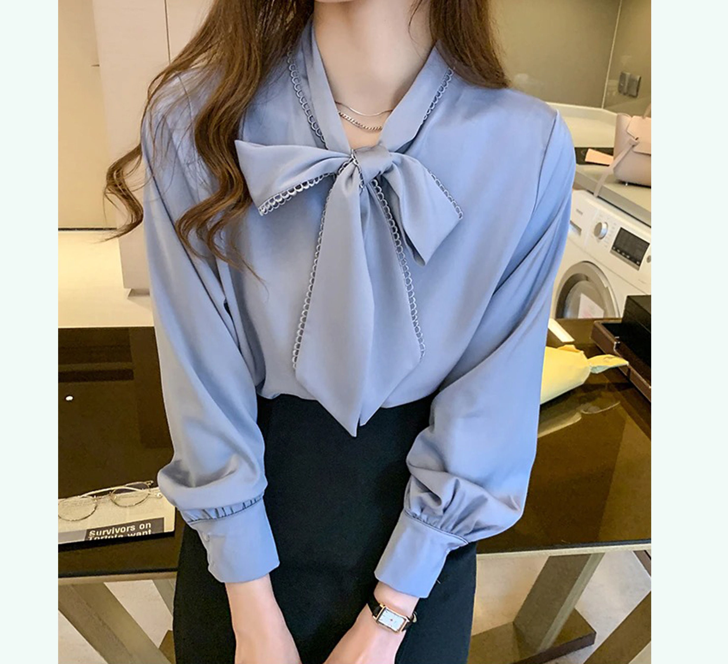 Silk Bow Shirt - Women - Ready-to-Wear