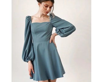 square necked dresses