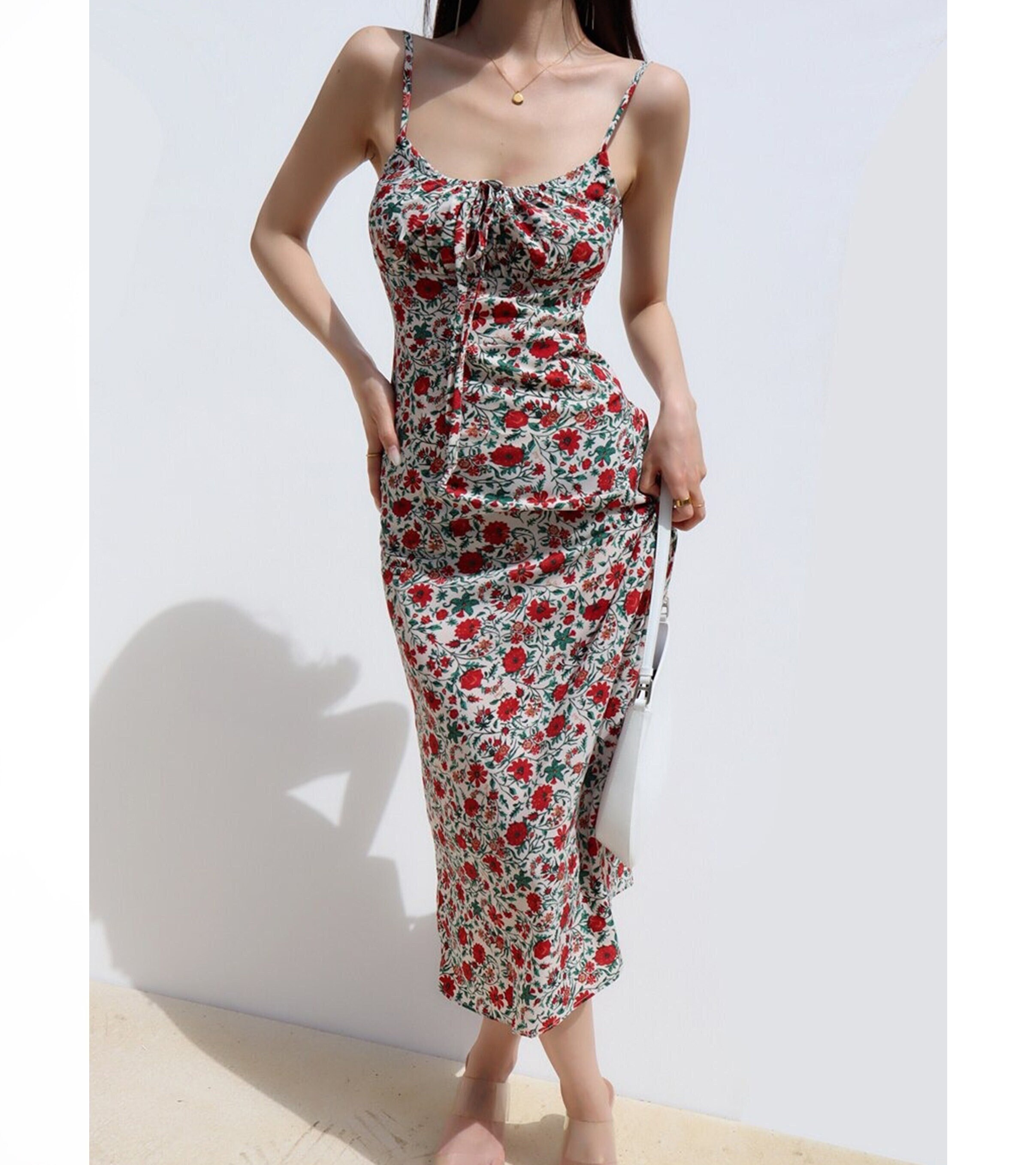 Melt the lady air flower camisole dress - greatriverarts.com