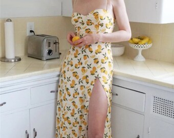 lemon print clothes