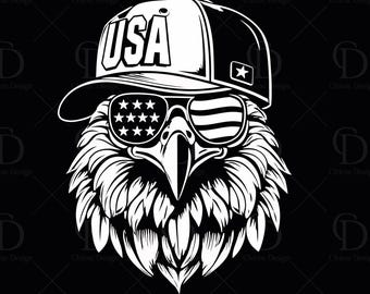 Patriotic Eagle Svg ,July 4th Svg ,Patriotic Svg Files ,4th Of July, Eagle png, svg files for cricut, juneteenth png ,digital download