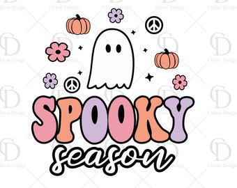 gruselige Saison svg, trendige svg, Halloween svg, Halloween-Shirt svg, gruselige svg, niedlicher Geist svg