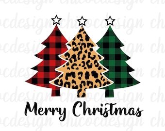 Frohe Weihnachten Leopard Bäume svg, Leopard-Druck, Frohe Weihnachten SVG, Gepard Bäume svg, Leopard Weihnachtsbäume PNG, Weihnachtsbaum SVG