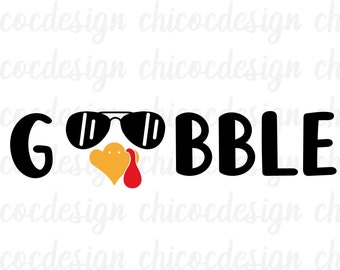 Verschlingen SVG, Truthahn SVG, Thanksgiving SVG, Truthahn Gesicht SVG
