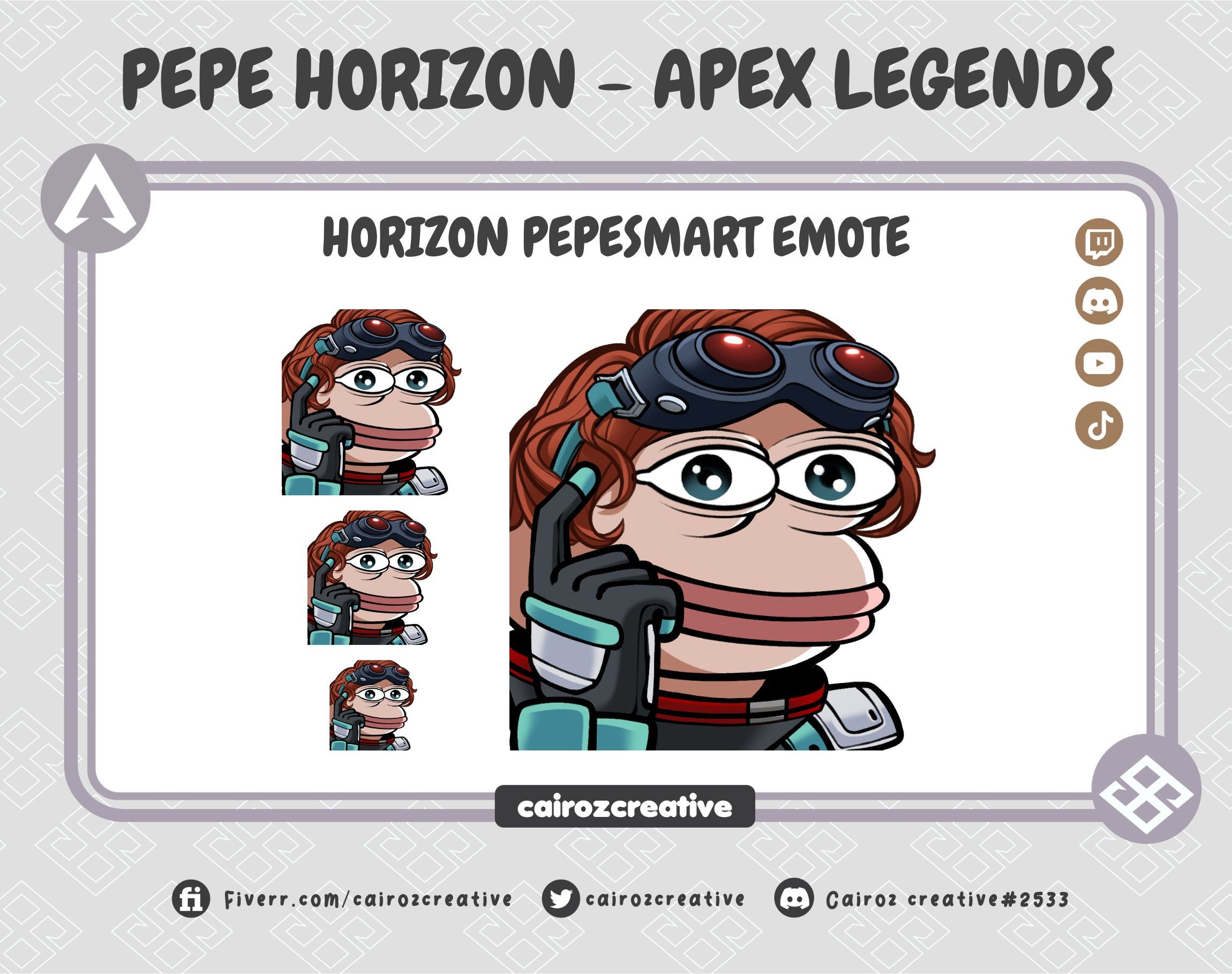 Pepega in HD Twitch Emote | iPad Case & Skin