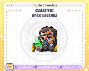 Gesto de sorbo cáustico de Chibi: Apex Legends Twitch/Discord (Descarga digital)