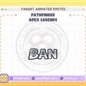 Gesto de prohibición de Chibi Pathfinder: Gesto de Twitch de Apex Legends (descarga digital) imagen 1