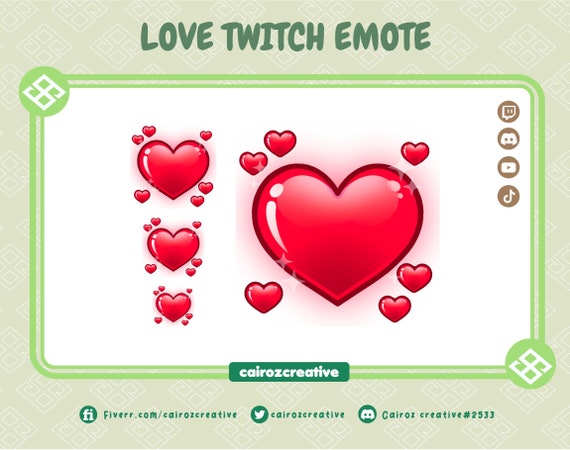 Love Twitch Emotes Heart Love Twitch Emote Cute Twitch 