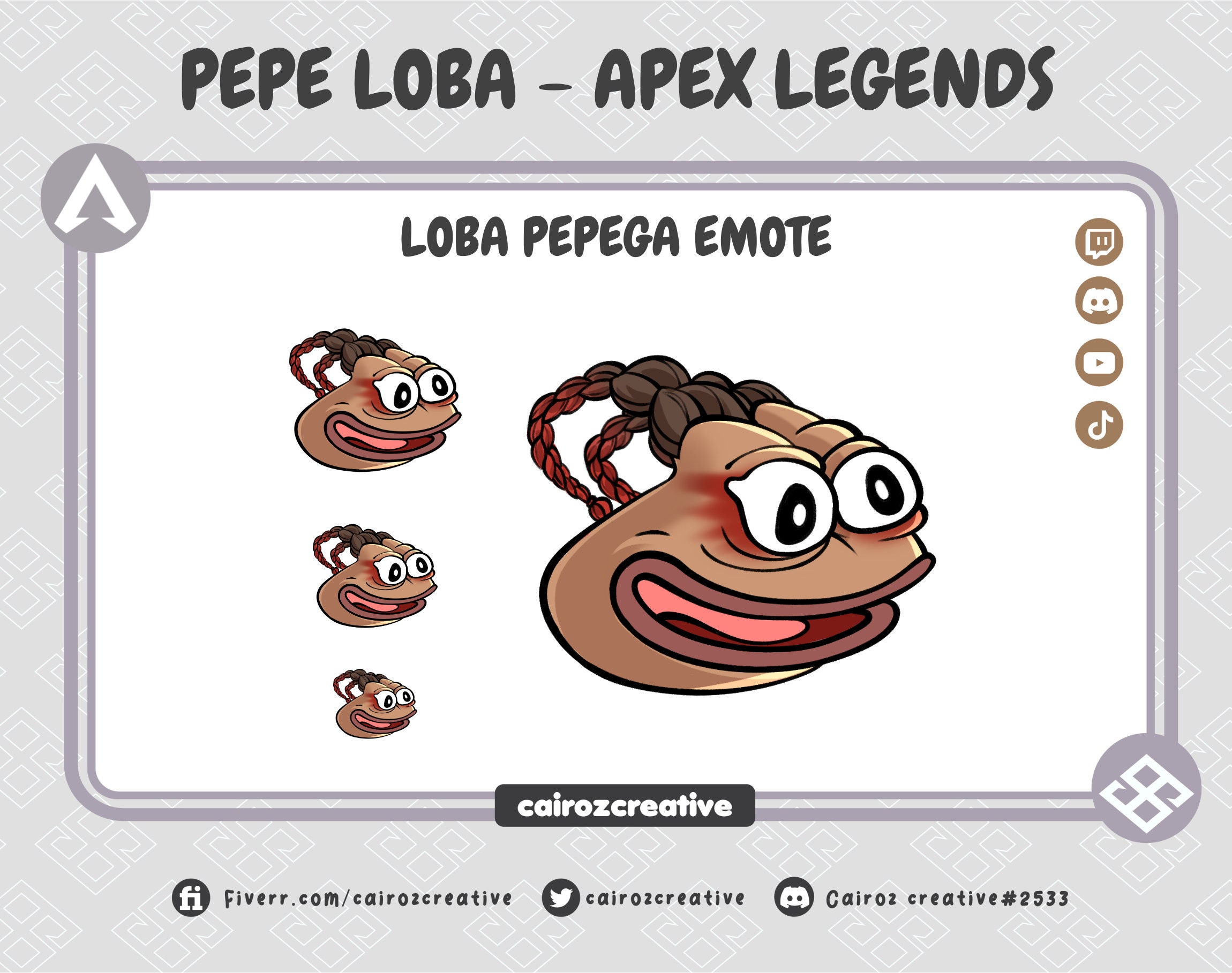 emote based on the pepega eagle I made (28px, 56px, 112px)