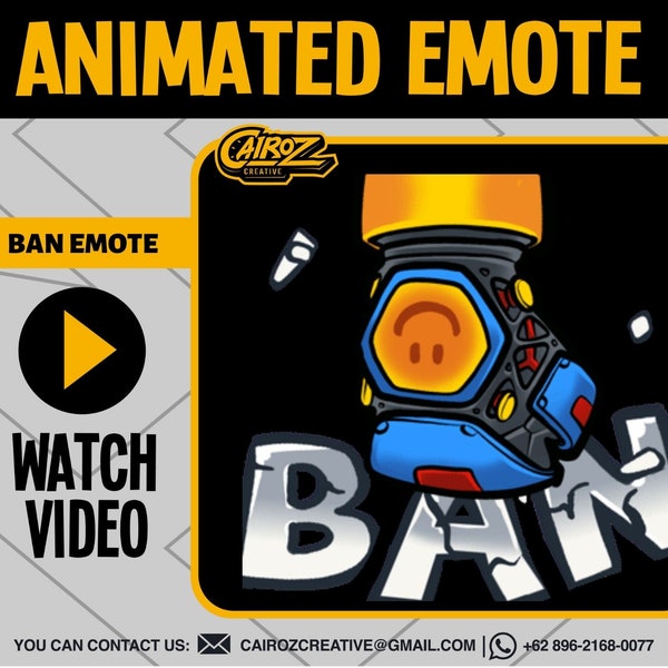 Pathfinder Ban Emote, Chibi Pathfinder Apex Legends Twitch Emotes, Cute Pathfinder, Twitch Emotes For Streamer, Discord Emoji